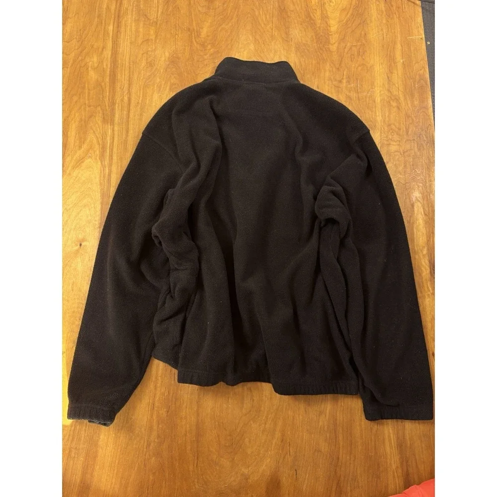 Tampa Bay Buccaneers Antigua Fleece Pullover Black 1/4 Zip NFL Jacket Men's 2XL‎